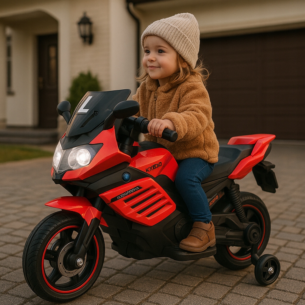 - 0afc8d014f62a98e3759ea2aadf1jpg - strefamarki Motor motocykl ścigacz na akumulator światła LED dla dzieci czerwony