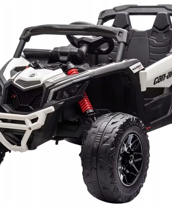 Auto na akumulator pilot skóra EVA 4x4 180W MAVERIK CAN-AN biały PRAWKO