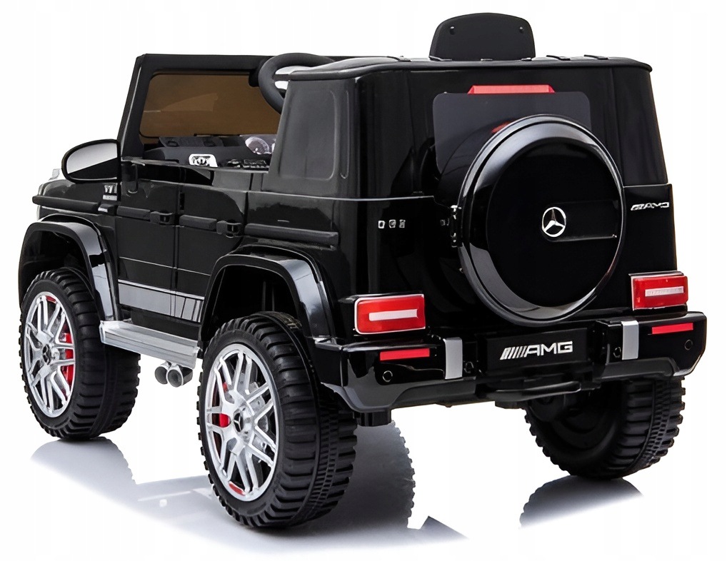 - 255d33f649d39497e225749db792jpg - strefamarki Auto na akumulator Mercedes AMG G63 dziecko pilot skóra samochód EVA czarny