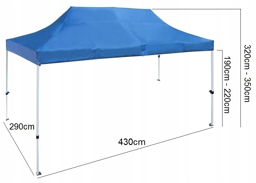 - 256a881c4a149b4d64f53fdc8048jpg - strefamarki Mocny namiot handlowy pawilon ogrodowy imprezowy ekspresowy 3x4,5m niebiesk