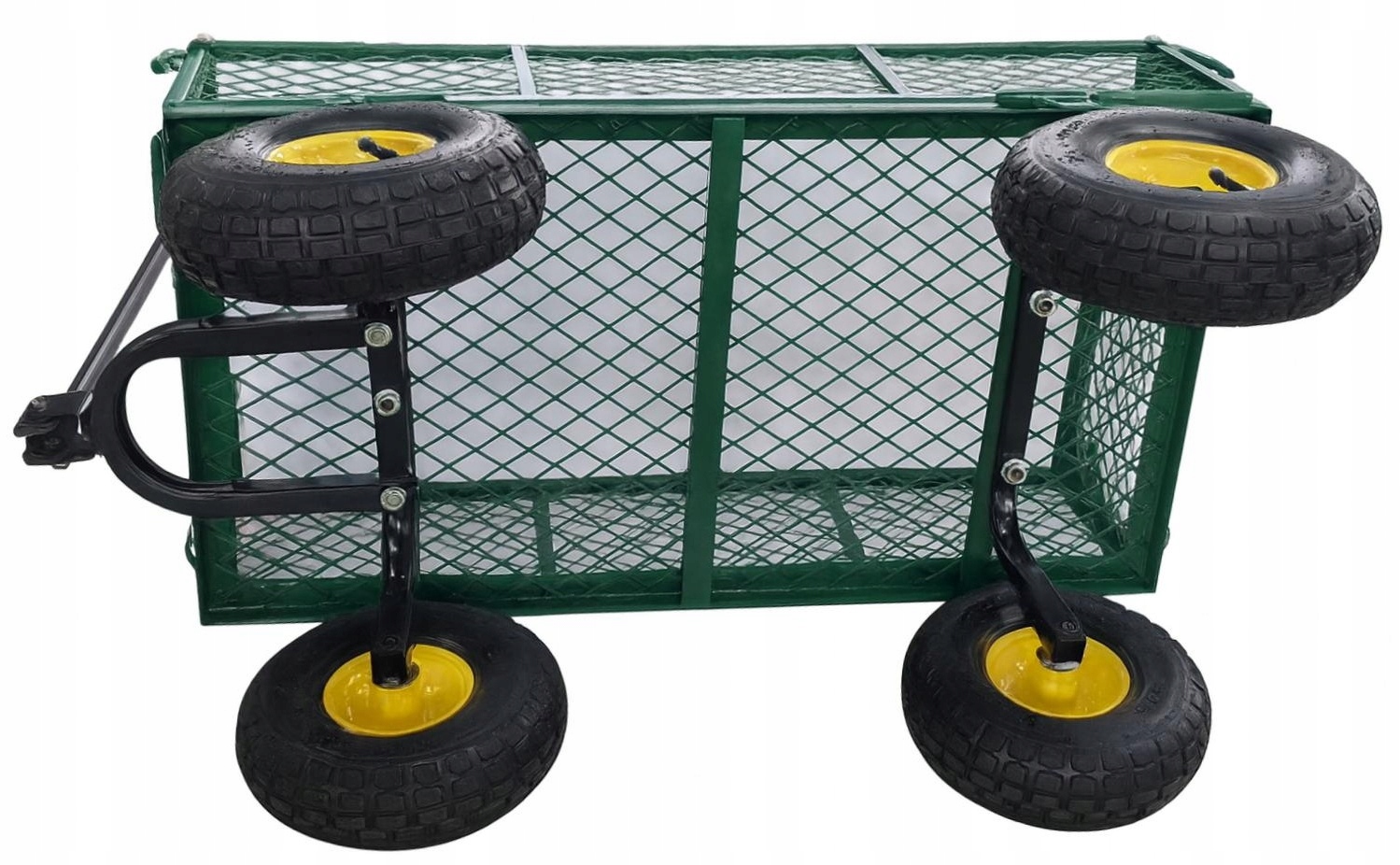- 28540f954c18b4540abe87874478jpg - strefamarki Wózek Ogrodowy Transportowy Przyczepka Rozkładany DUŻY do 300kg zielony