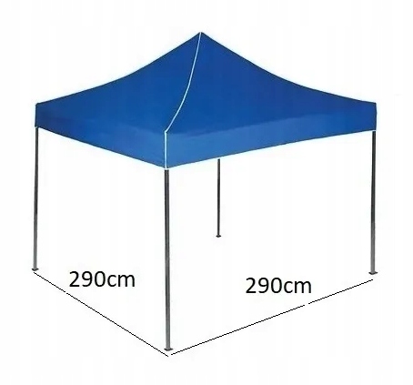 - 29f4fb494eb487b442a43ce4fb22-4jpg - strefamarki Mocny namiot handlowy pawilon ogrodowy imprezowy ekspresowy 3x3m niebieski