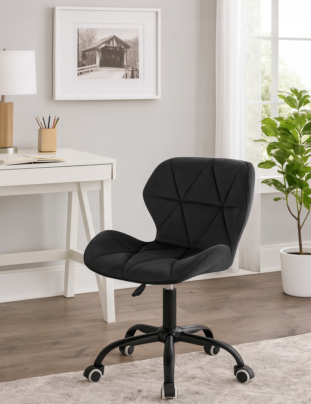 - 2f11379c4eeeb5e293c18dda9f1fjpg - strefamarki Fotel obrotowy biurowy krzesło biurowe ergonomiczne do biura welurowe