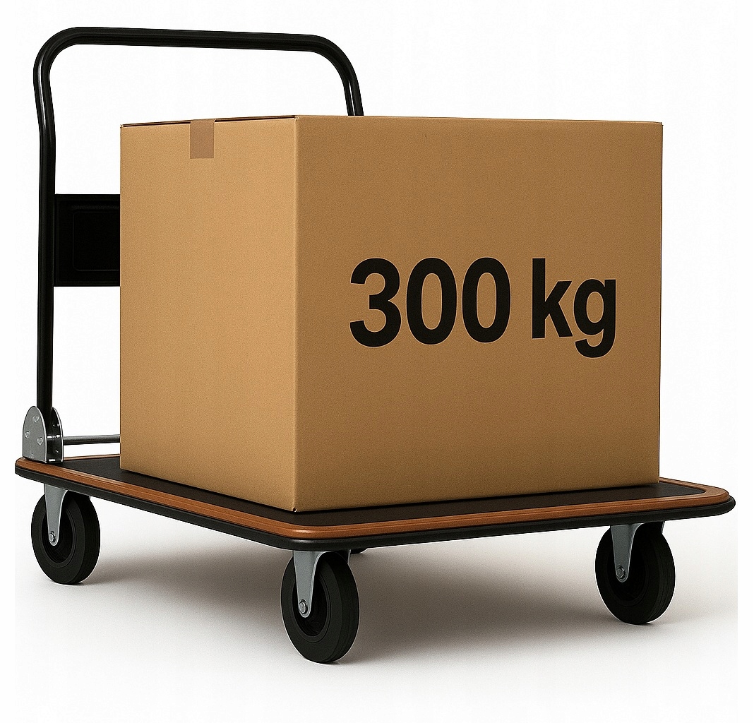 - 2f2bcf57438faf8fd369eb0eb087jpg - strefamarki Wózek transportowy platforma magazynowy platformowy towarowy STRONG 300kg