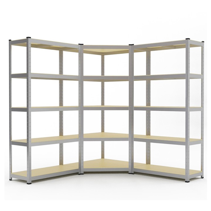 - 3251ecd543439098610944004d9cjpg - strefamarki Regał magazynowy metalowy NAROŻNY warsztat piwnica garażowy 180x90x40 875kg