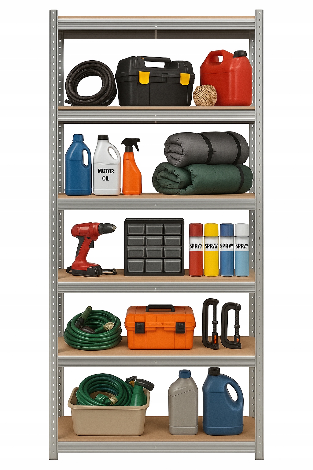 - 34eb05de41b4940def3ac6554ee1jpg - strefamarki Regał Magazynowy Metalowy 6 półek Spiżarnia Garaż Piwnica 222x90x40 1050 kg