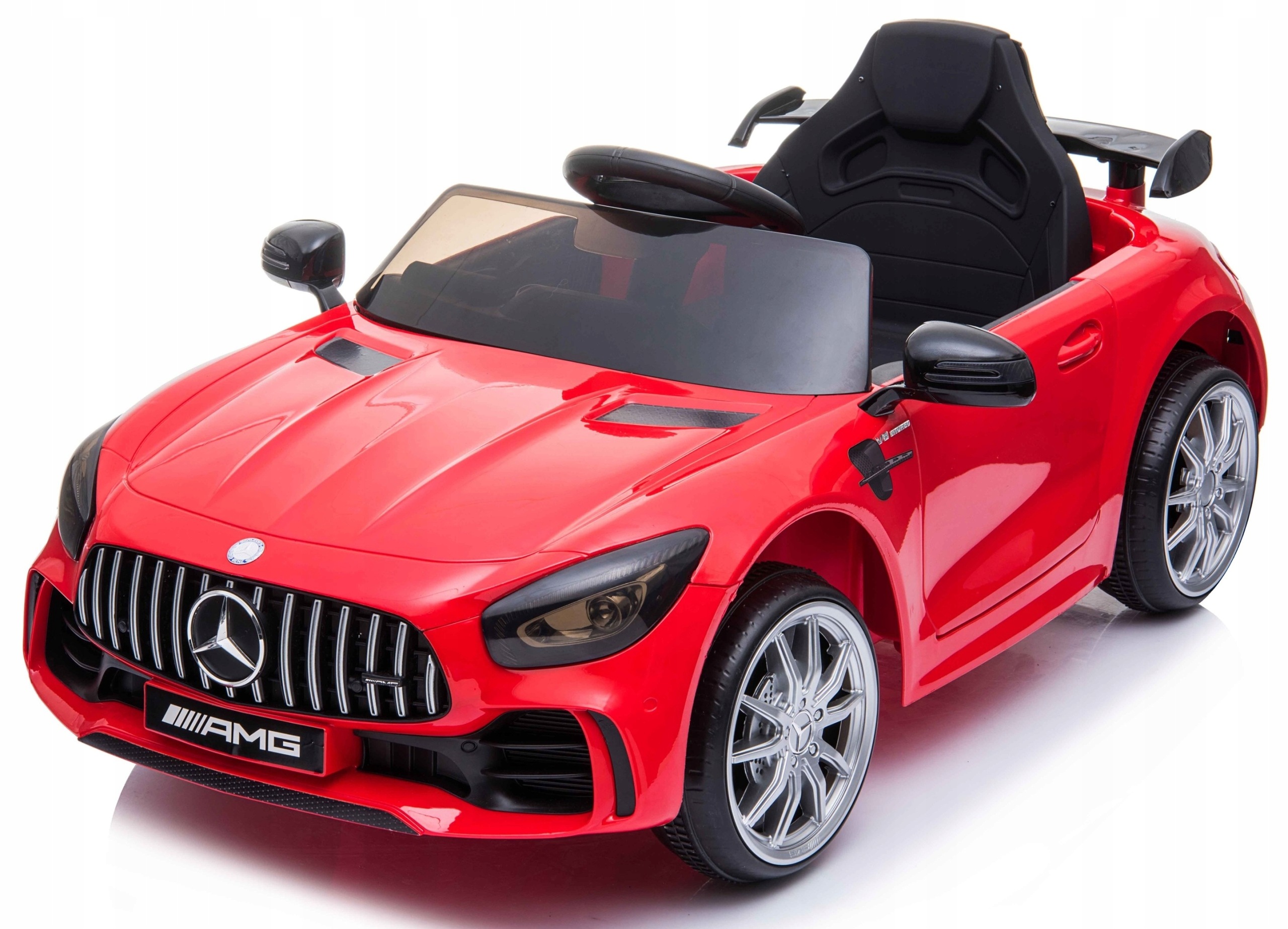 - 381a40ef430dbc48992e43dc3fff-3jpg - strefamarki Auto Mercedes AMG GTR dla dzieci Pilot 2.4G skóra akumulator LED koła EVA