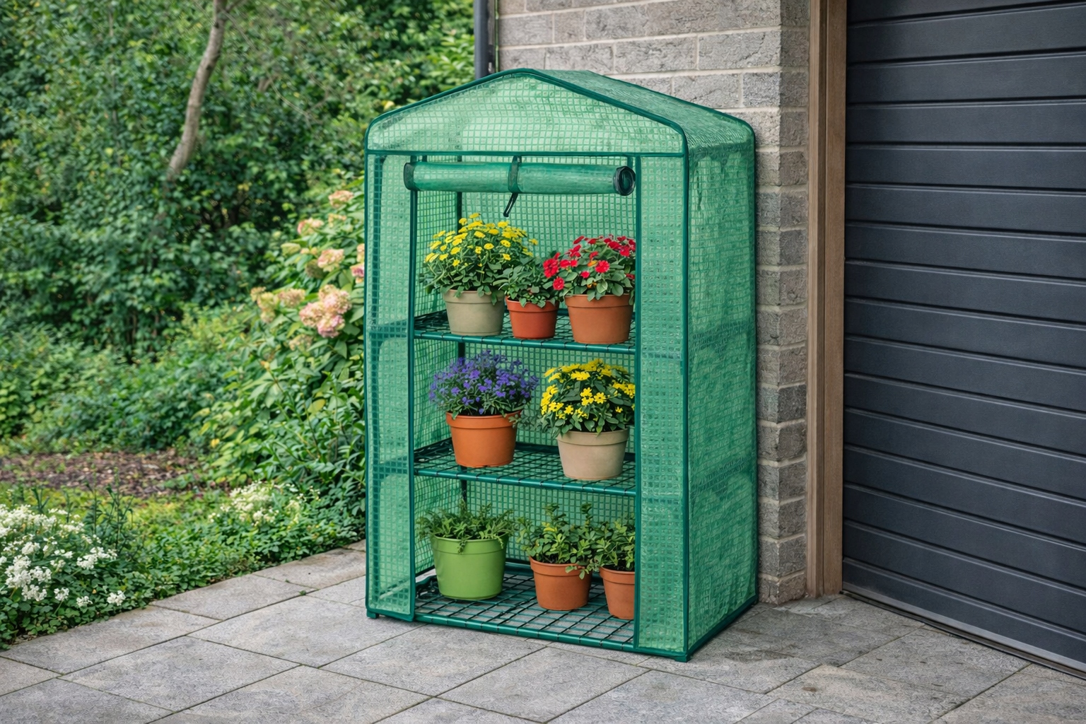 - 39fdf5db43acb9e14032d854608djpg - strefamarki Szklarnia Balkonowa Rozsadnik Ogrodowy 69x49x125cm Tunel Foliowy Mocny