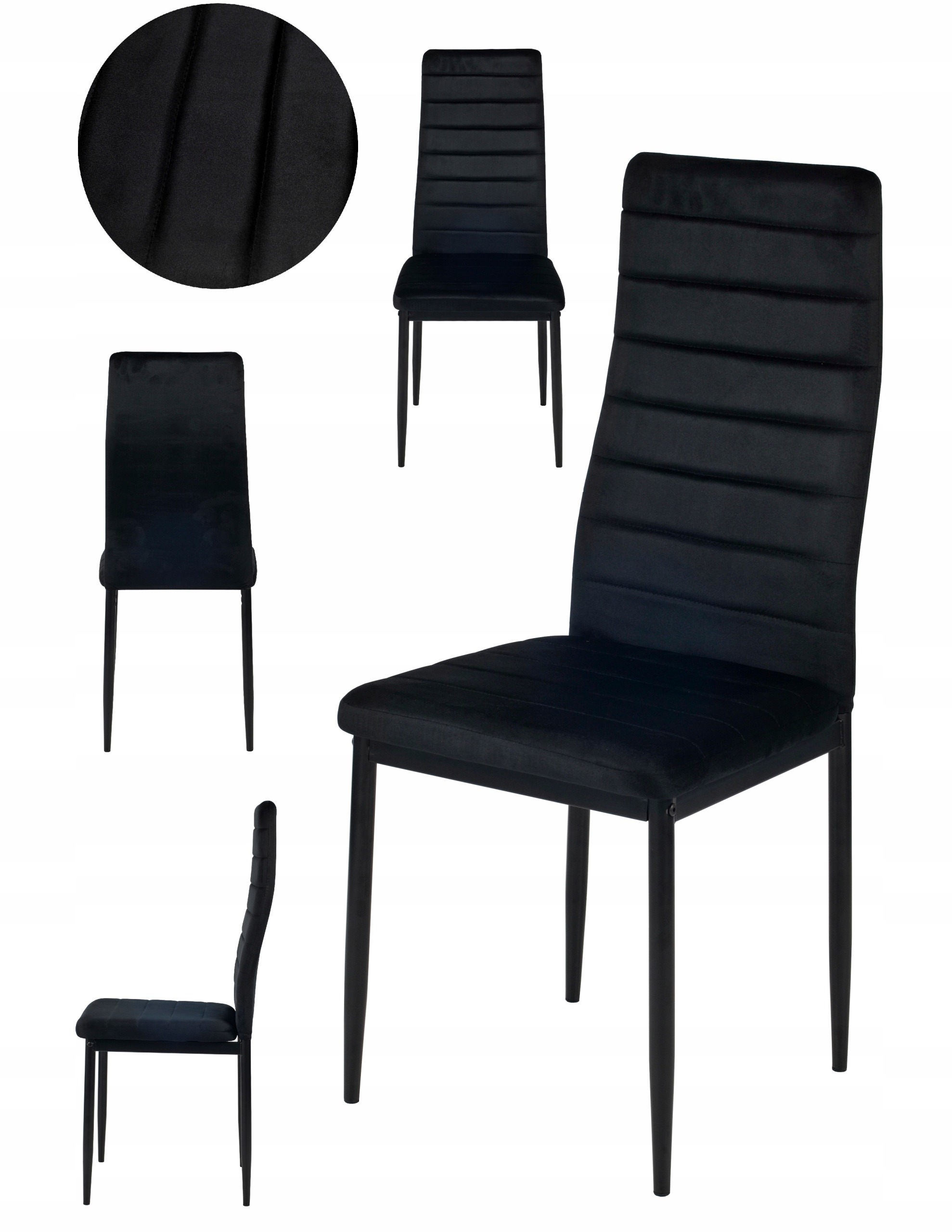 - 3d70bfd6426a858e74c9d1dcd6f1jpg - strefamarki Krzesło LR-1494 Velvet 01 black