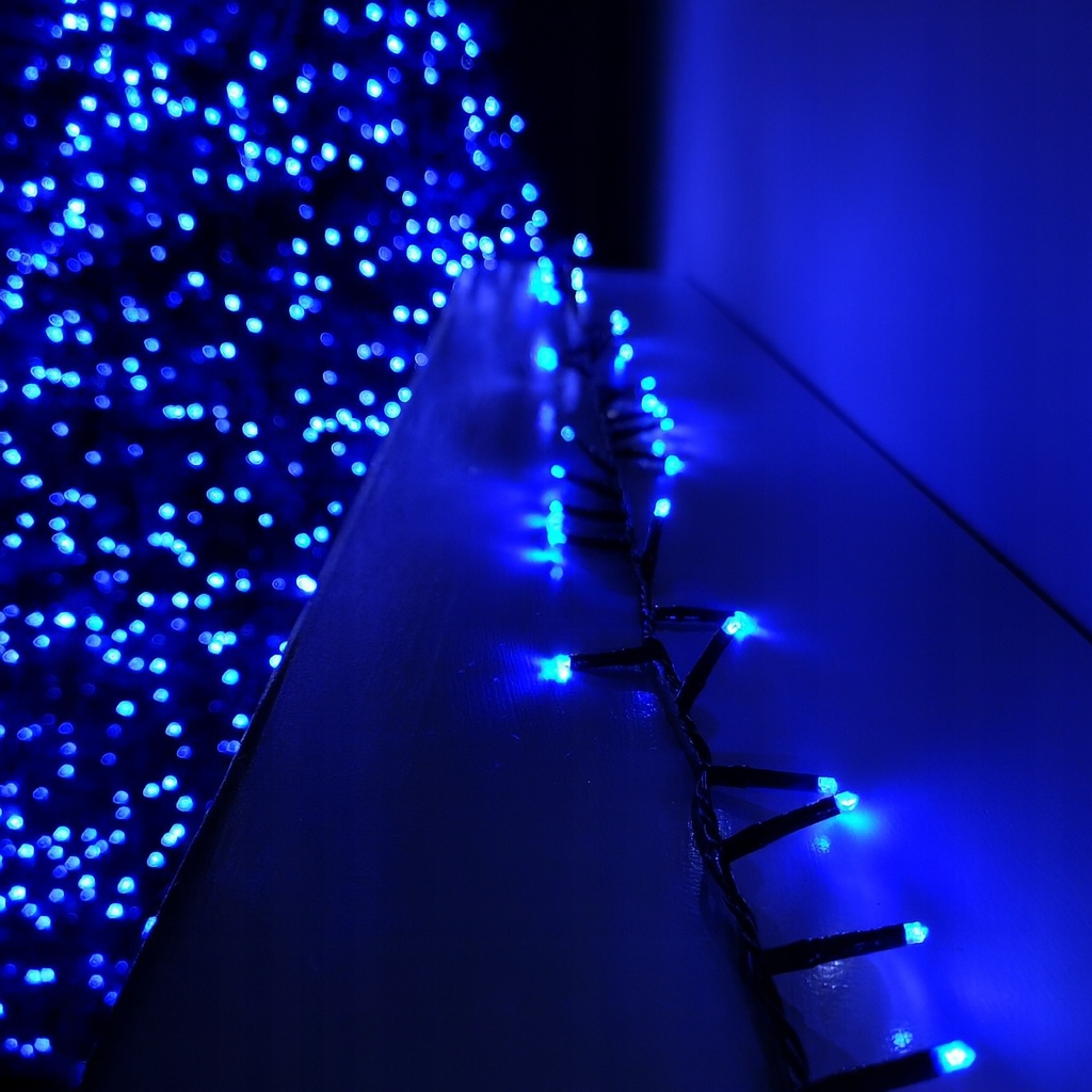 - 3ed08e7c424c8e06fa580661bce0jpg - strefamarki Lampki Choinkowe 200LED Światełka Świąteczne Girlanda Świetlna niebieski