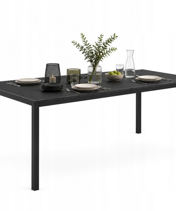 Stół Aluminiowy Polywood ogrodowy na taras DUŻY altana 140x80 cm