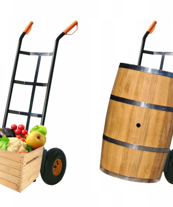 WÓZEK TRANSPORTOWY metalowy magazynowy młynarka TOWAROWY WM03 200kg ręczny