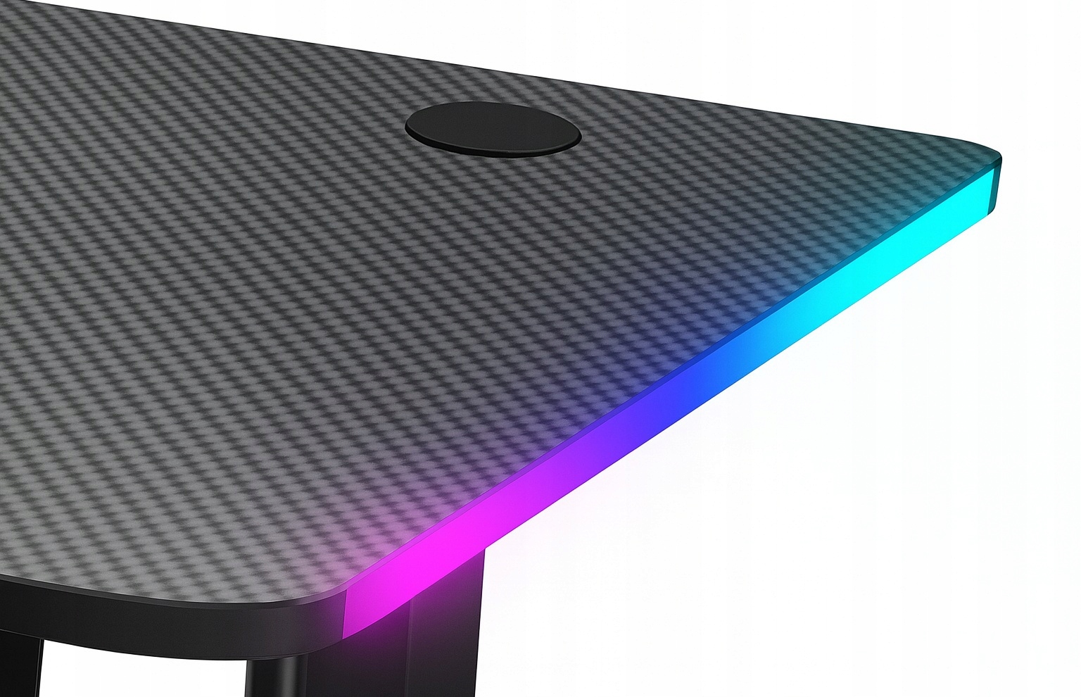 - 4764376f42a6a1fe90ec5d5b614fjpg - strefamarki Biurko regulowane 140cm Elektryczne regulacja wysokości 72-118cm czarne LED