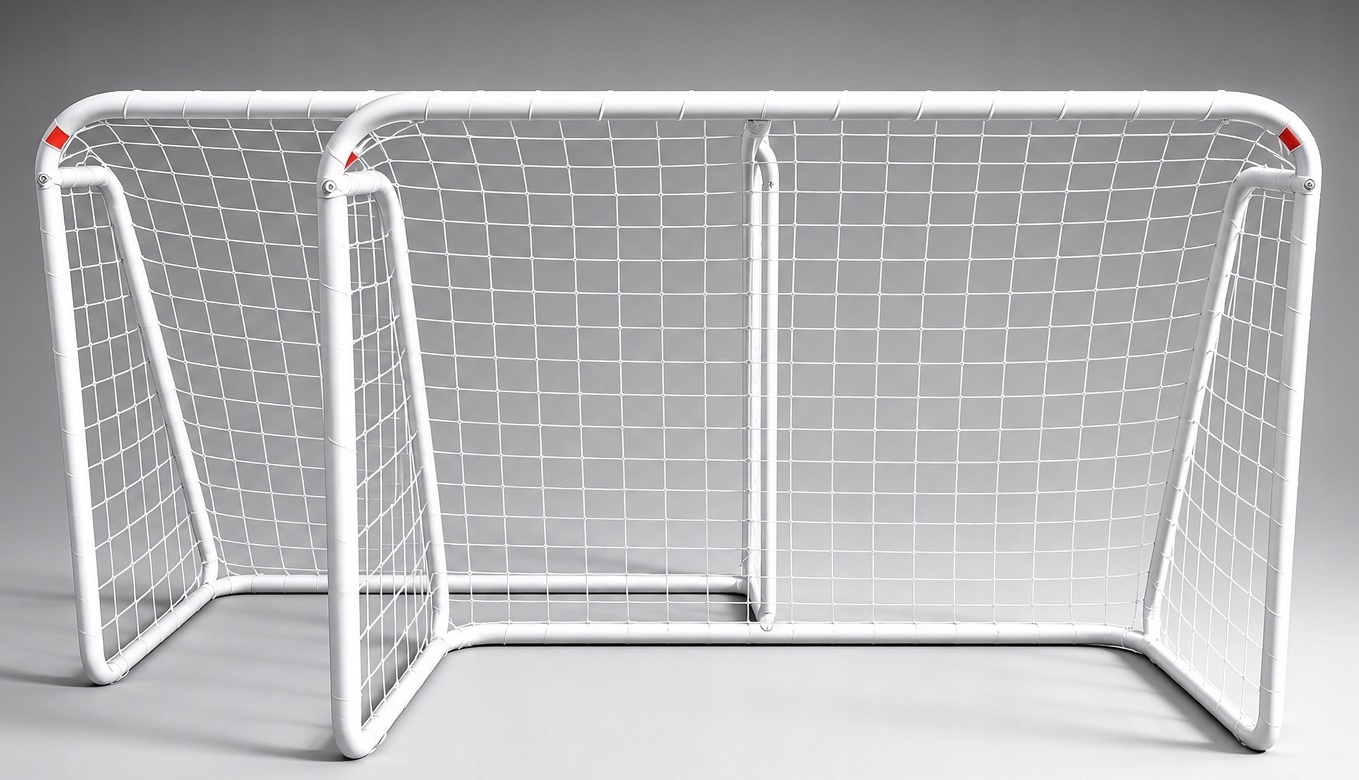 - Bramka piłkarska zestaw 2 szt. przenośna stalowa 124x96 cm - strefamarki Bramka piłkarska zestaw 2 szt. przenośna stalowa 124x96 cm- Bramka piłkarska zestaw 2 szt. przenośna stalowa 124x96 cm