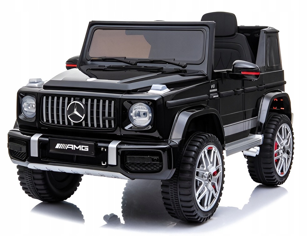 - 5504e53d4d20b5d8fdfd746ee677jpg - strefamarki Auto na akumulator Mercedes AMG G63 dziecko pilot skóra samochód EVA czarny
