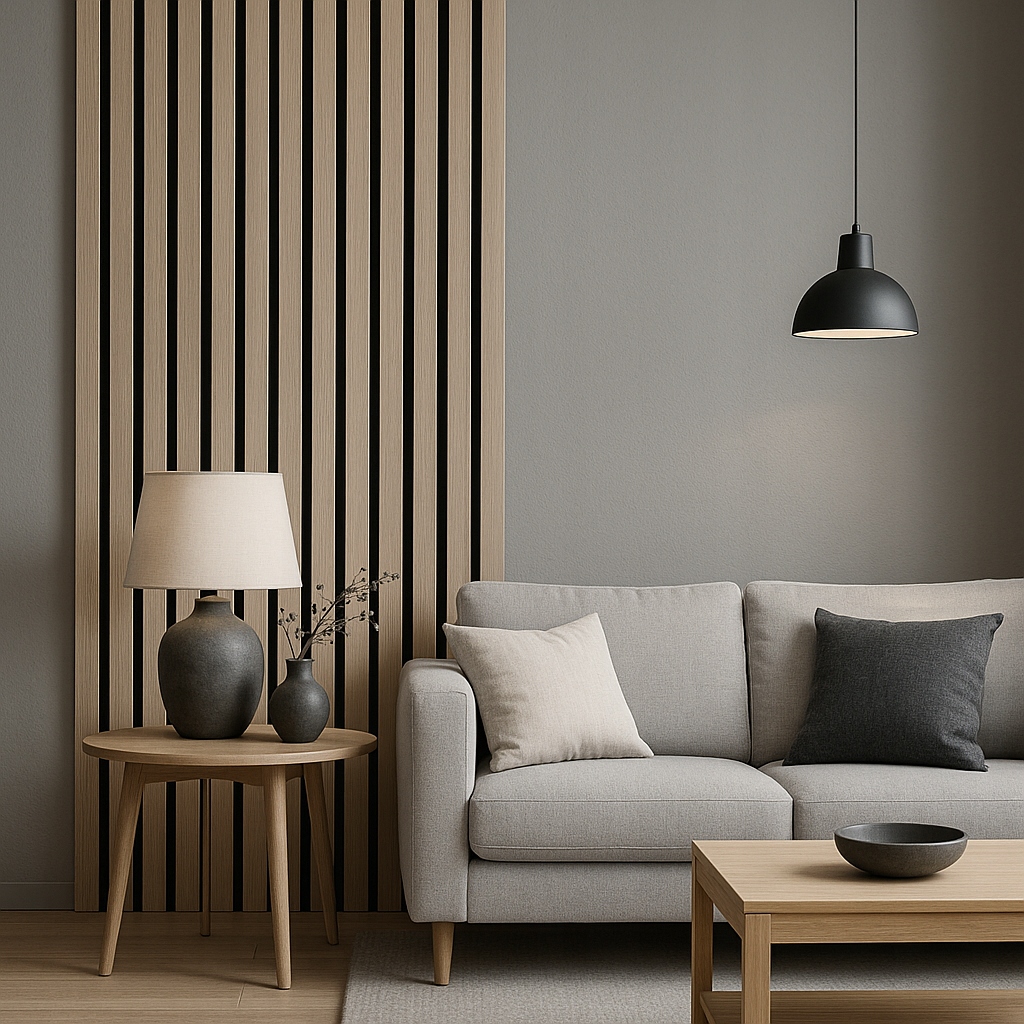 - 599d9fee45baa613b8e2a0b50de8-1jpg - strefamarki Lamel 3D lamele ścienne panele akustyczne 46x275cm filc Jesion Arktyczny