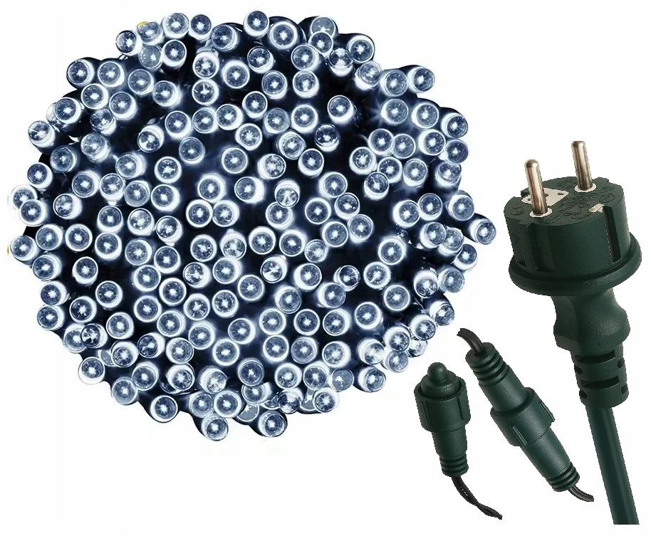 - 59d5f7ba44e9b84a740f8914b623-1jpg - strefamarki Lampki Choinkowe 200LED Światełka ZEWNĘTRZNE Girlanda zimny biały FLASH