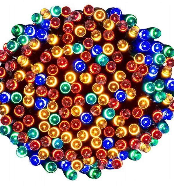 Lampki Choinkowe 200LED Światełka Świąteczne Girlanda Świetlna multikolor