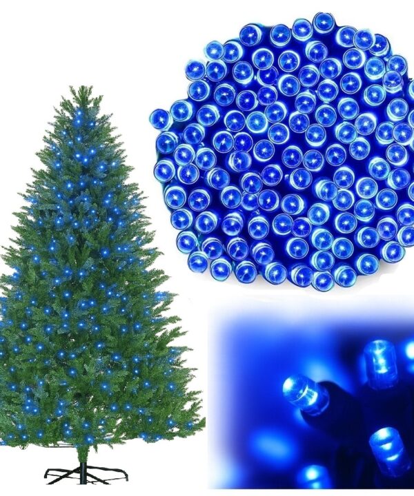 Lampki Choinkowe 200LED Światełka Świąteczne Girlanda Świetlna niebieski