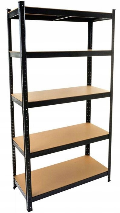 Regał Magazynowy Metalowy 5 półek Spiżarnia Garaż Piwnica 180x90x40 1175 kg