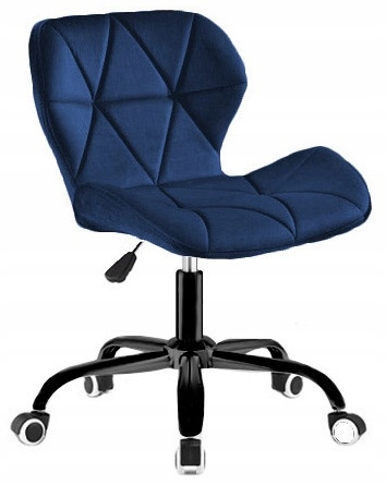 Fotel obrotowy biurowy krzesło ergonomiczne na kółkach do biura welurowe