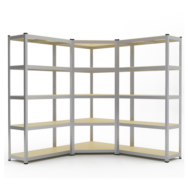 - 8028c4e24a3da56f60274684be4djpg - strefamarki Regał magazynowy metalowy NAROŻNY warsztat piwnica garażowy 180x90x30 875kg
