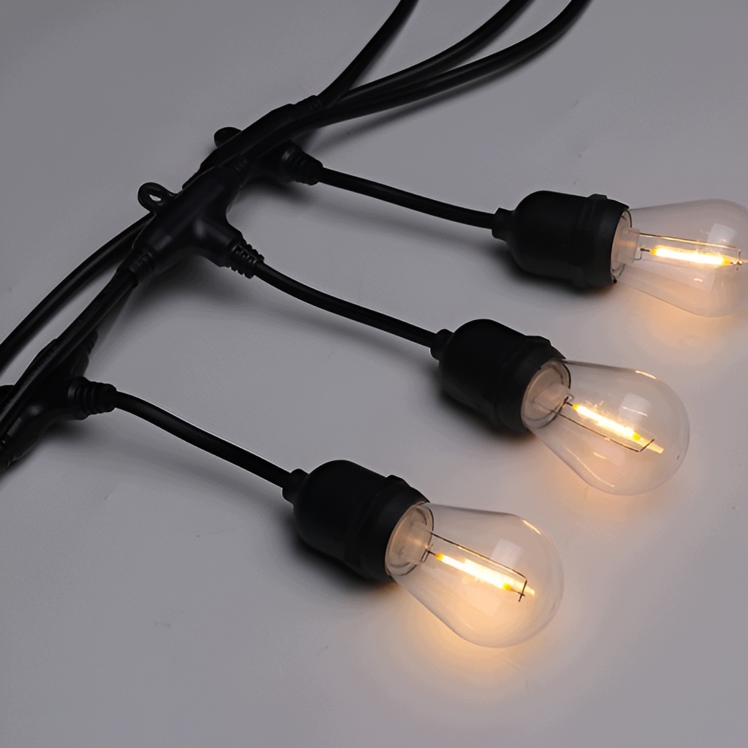 - 836361434aec8eced299b04fc752jpg - strefamarki Girlanda Ogrodowa 20m Świetlna Lampki Łańcuch 20x Żarówka LED Żarówki e27