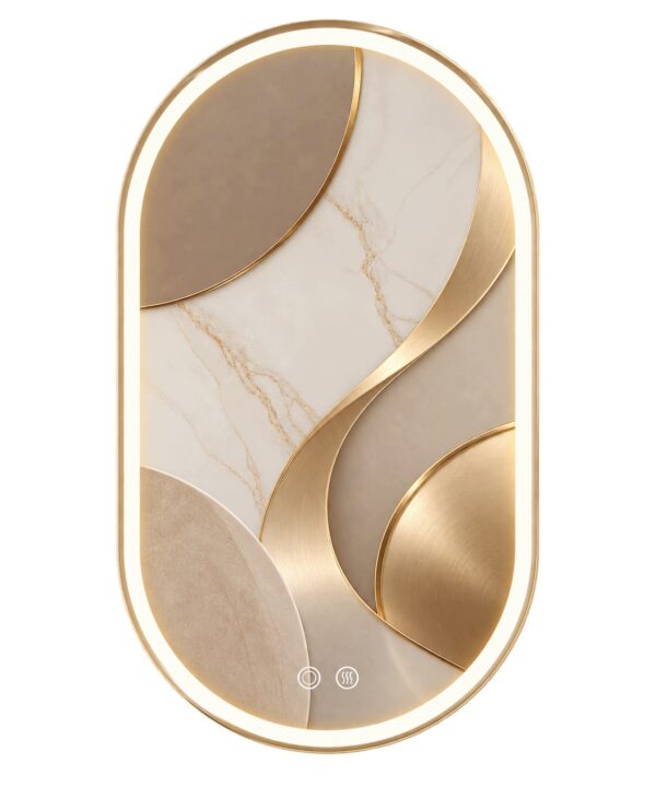 Lustro LED owalne 45x80cm