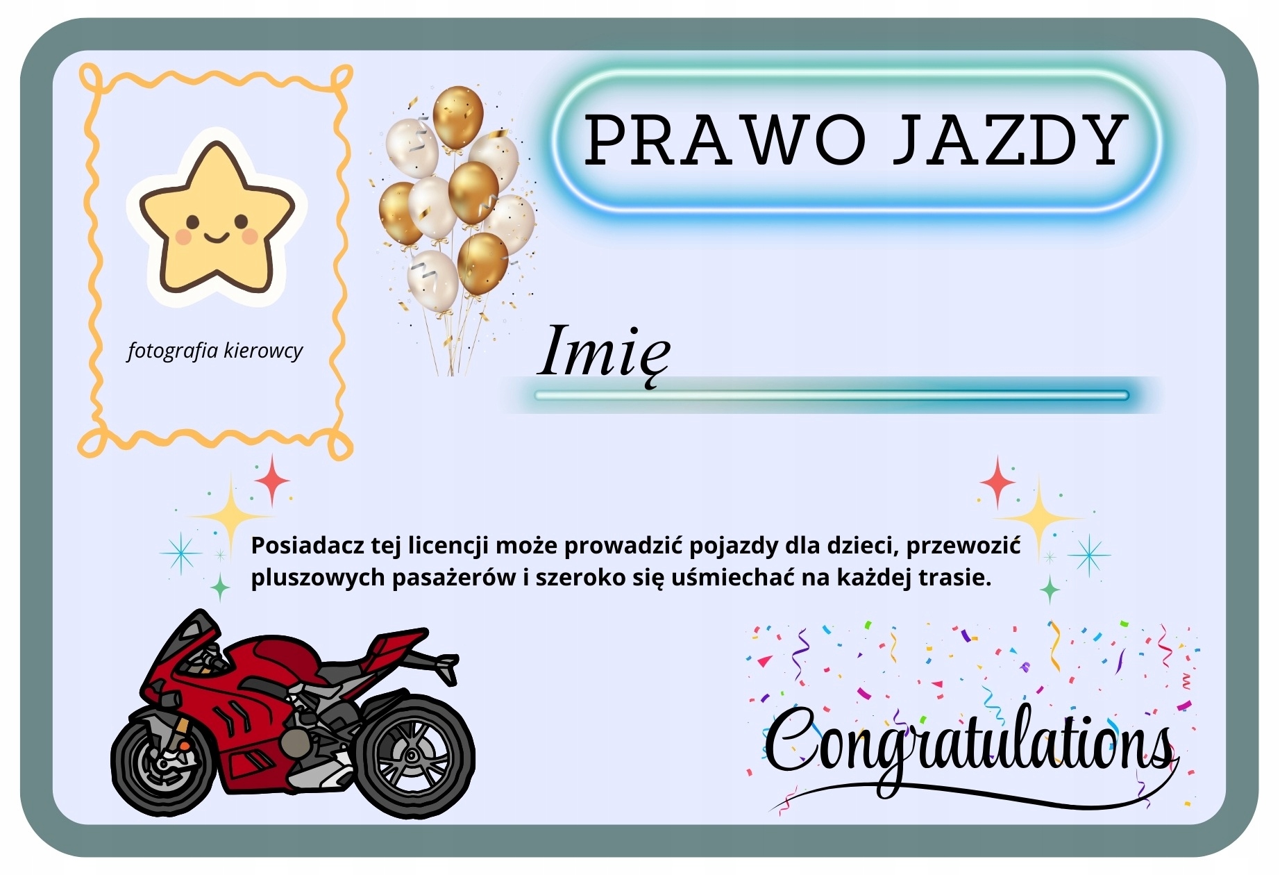 - 92fe3e5c4f8497f76b2c555b4061jpg - strefamarki Motor motocykl ścigacz na akumulator światła LED dla dzieci czerwony