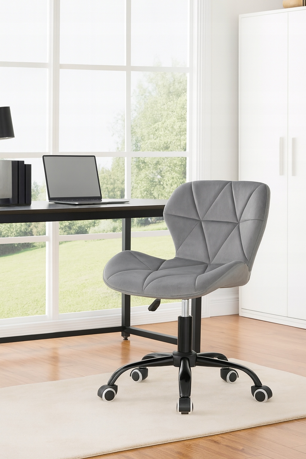 - 9529c7d449da99ba6fa1a5c19a4ejpg - strefamarki Fotel obrotowy biurowy krzesło biurowe ergonomiczne do biura welurowe