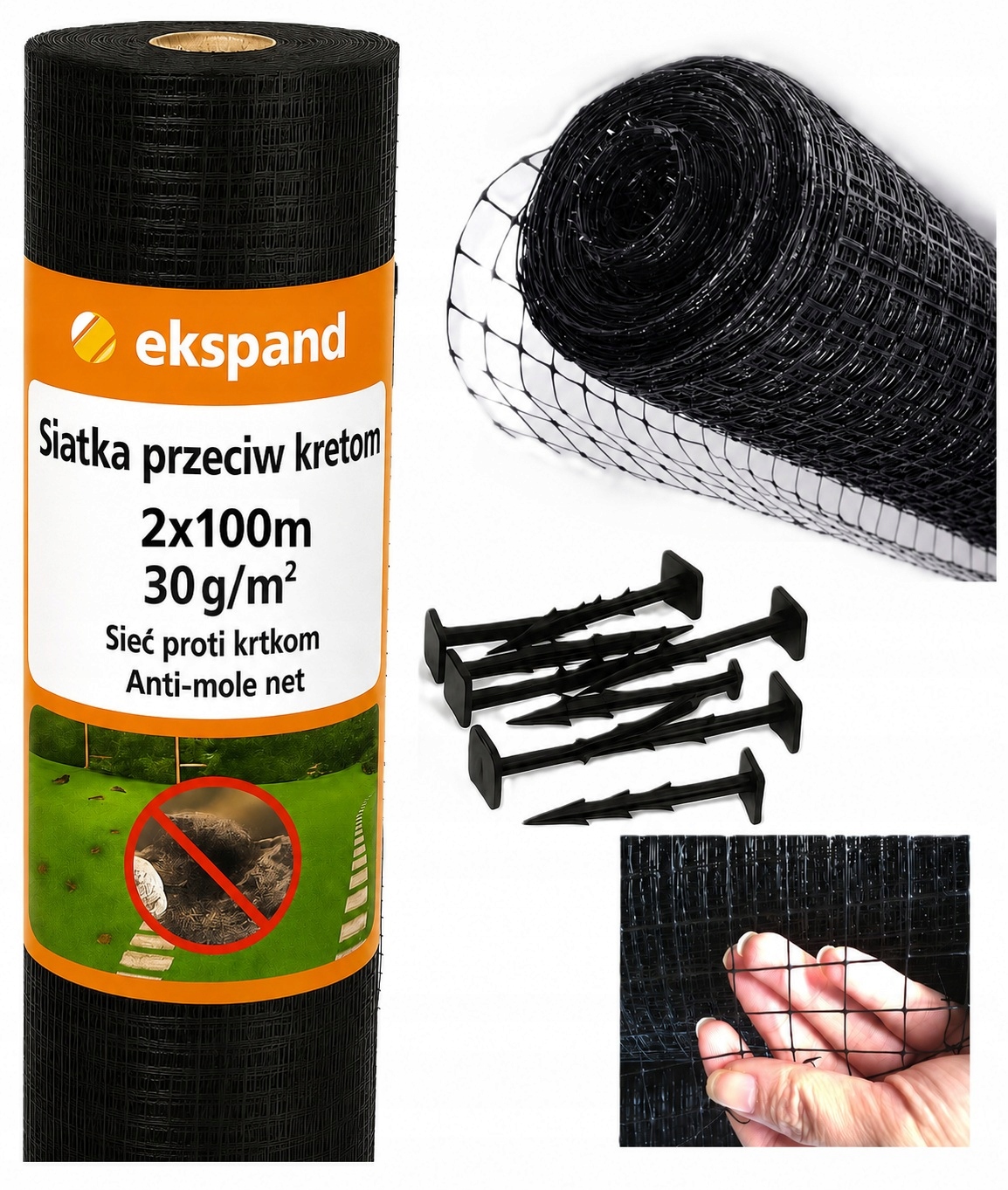 - 97ef464e4993ad7f0fb452c16bddjpg - strefamarki Siatka na krety 2x100 nornice przeciw kretom PREMIUM 30g MOCNA 100 KOŁKÓW