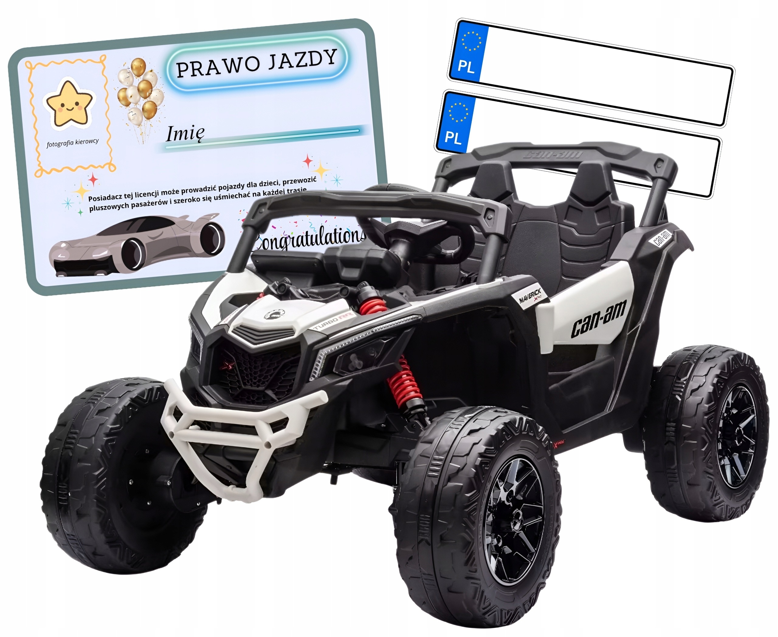 - 9c549a154fd4b41570c7f5cec68bjpg - strefamarki Auto na akumulator pilot skóra EVA 4x4 180W MAVERIK CAN-AN biały PRAWKO