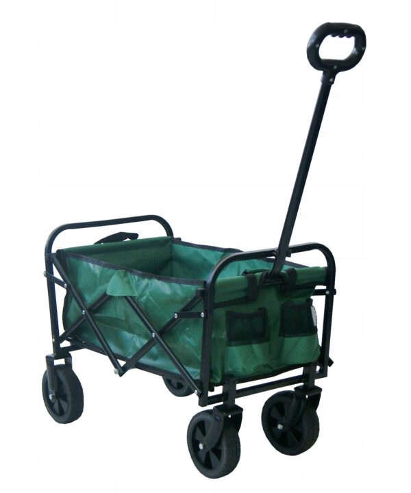 WÓZEK TURYSTYCZNY Plażowy Transportowy Ogrodowy Składany camping 120L 100kg