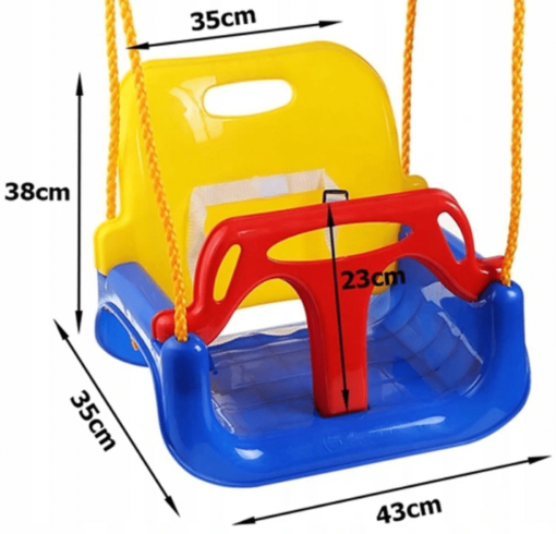 - Huśtawka ogrodowa dla dzieci 3w1 3 