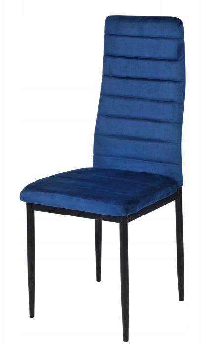 - Krzesła do jadalni model LR-1494 czarne welur 8 