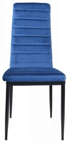 - Krzesła do jadalni model LR-1494 niebieskie welur 5 - strefamarki Krzesło LR-1494 Velvet 01 niebieski
