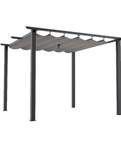 - Pergola 3x3 poszycie szare 4 