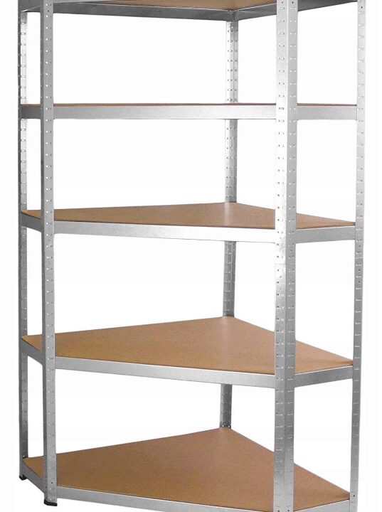 Regał magazynowy metalowy narożny 180x90x40cm 2w1 875kg