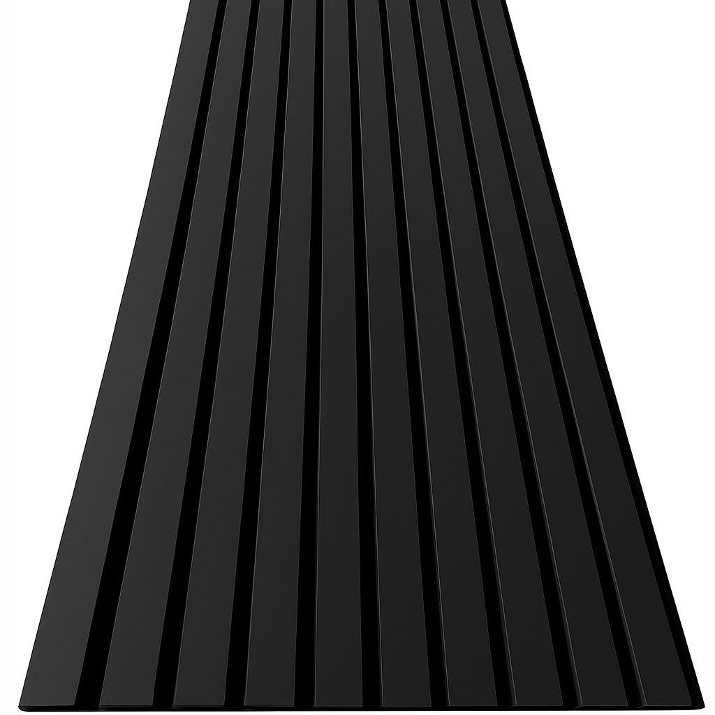 - a3f300964d5cac46938bf934fb6djpg - strefamarki Lamel 3D lamele ścienne panele akustyczne 46x255cm na filcu Czarny
