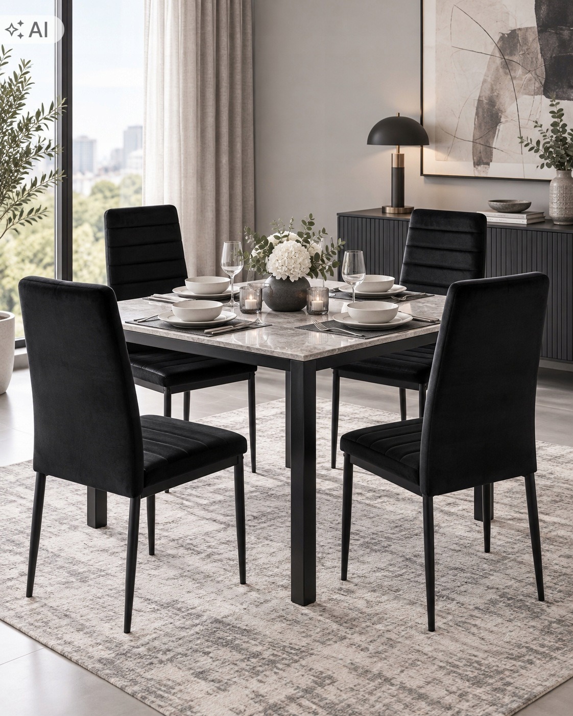 - a7dc64114aabad66512402732c1ejpg - strefamarki Krzesło LR-1494 Velvet 01 black