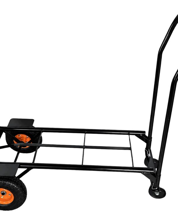 Wózek Magazynowy 2w1 Transportowy Platformowy Towarowy 200kg czarny