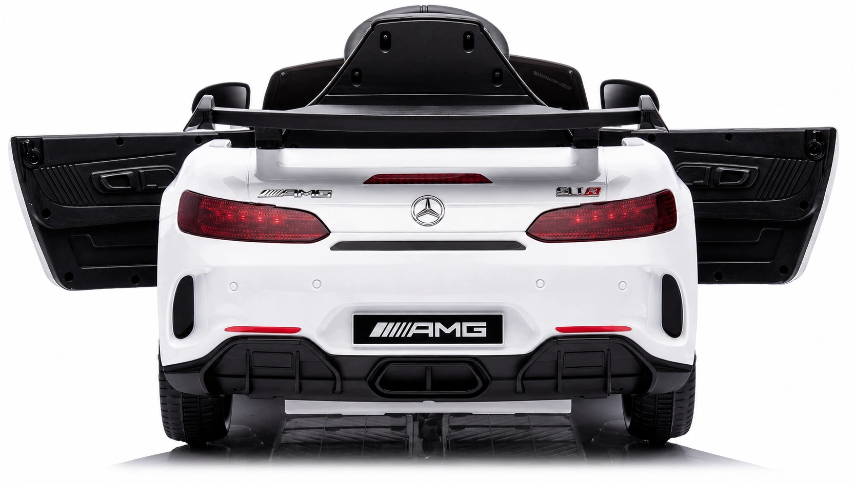 - b4c53f0044058fc859f72abb537c-3jpg - strefamarki Auto Mercedes AMG GTR dla dzieci Pilot 2.4G skóra akumulator LED koła EVA