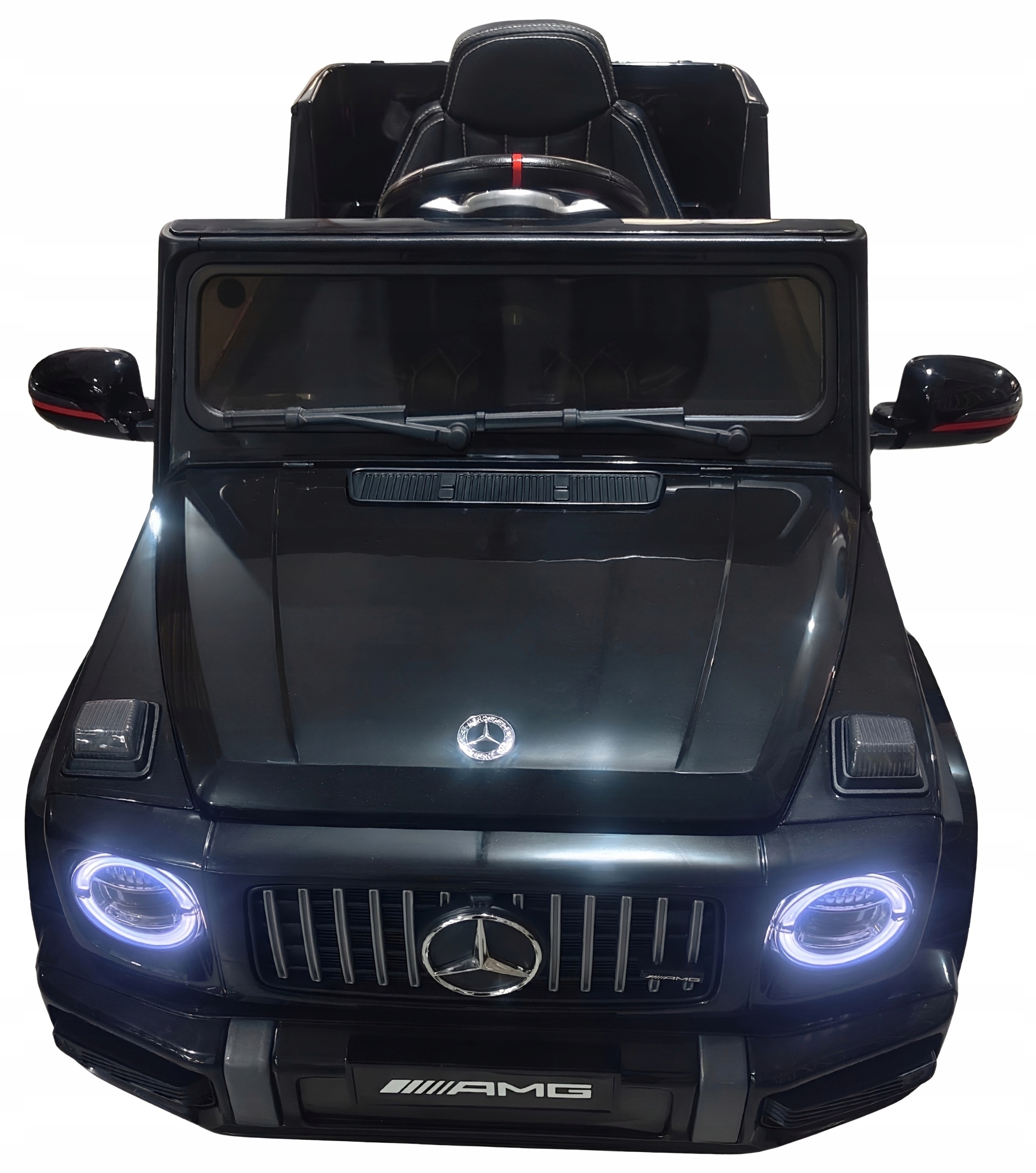 - b4d36db4421c98bdd8074e5f9b21jpg - strefamarki Auto na akumulator Mercedes AMG G63 dziecko pilot skóra samochód EVA czarny