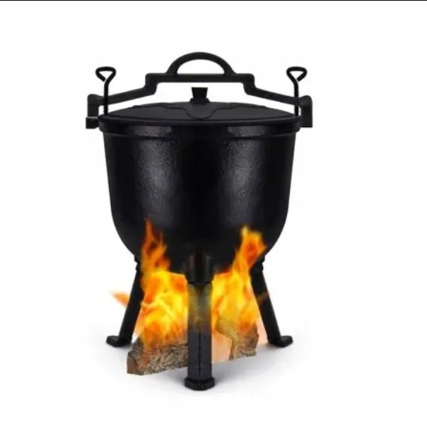 - b90250484d47babe556fe39bfe78-4jpg - strefamarki Kociołek żeliwny 8l garnek MYŚLIWSKI pieczonka na ognisko grill 2xGRATIS