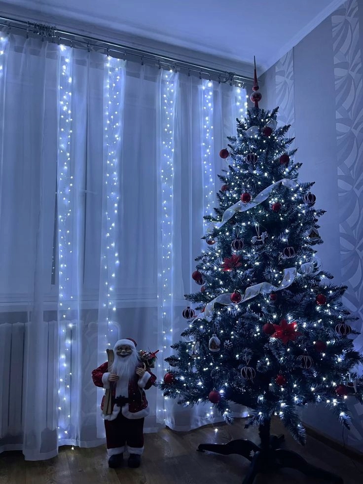 - c05c385b4ab38a512cd6c7ab633bjpg - strefamarki Lampki Choinkowe 1000LED Światełka Świąteczne Girlanda Świetlna zimny biały