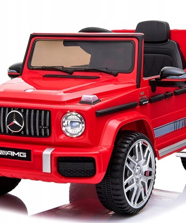 Auto na akumulator Mercedes AMG G63 dziecko pilot 2.4Ghz skóra samochód EVA