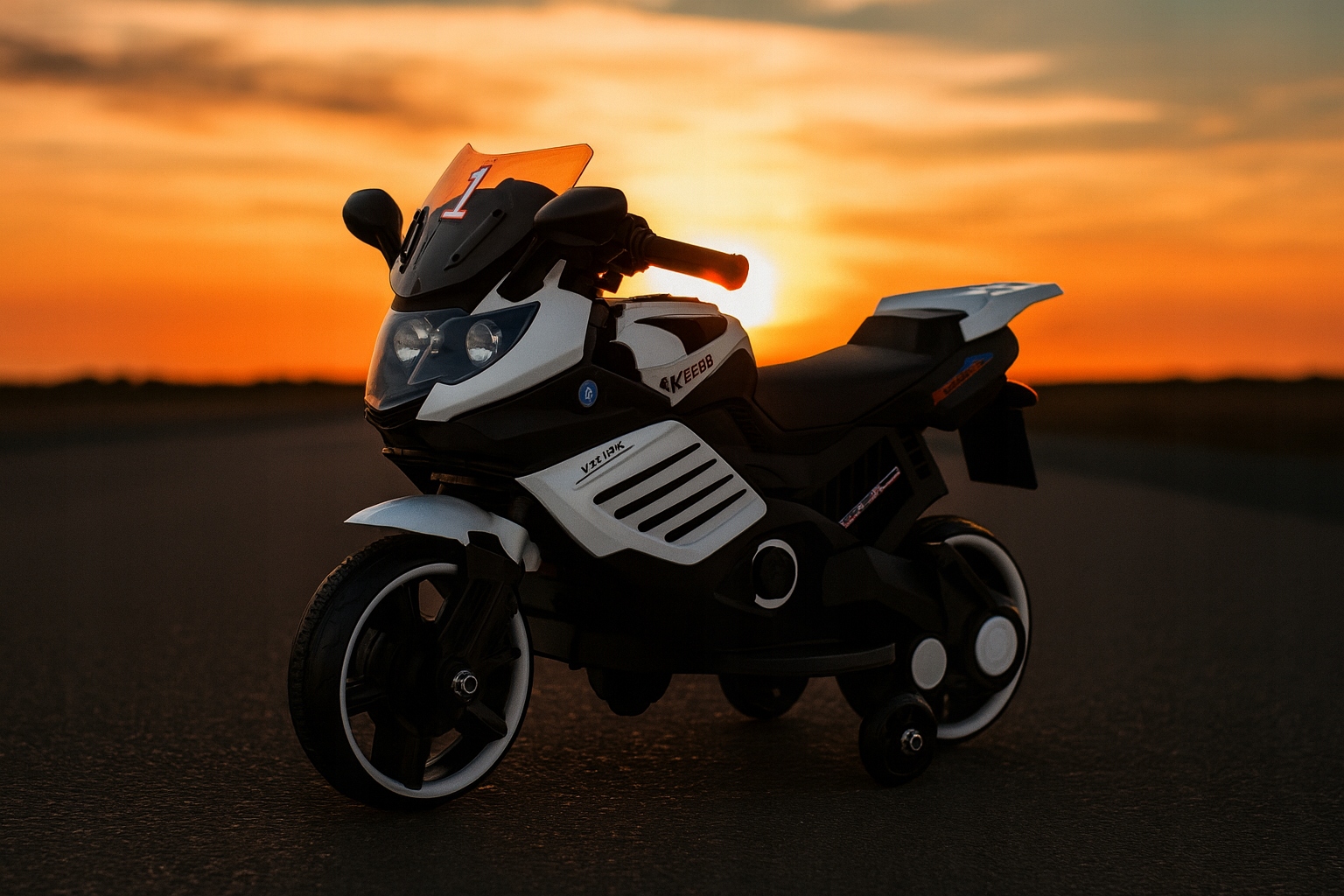 - c683001d42c19c29aa151d133588jpg - strefamarki Motor motocykl ścigacz na akumulator światła LED dla dzieci biały