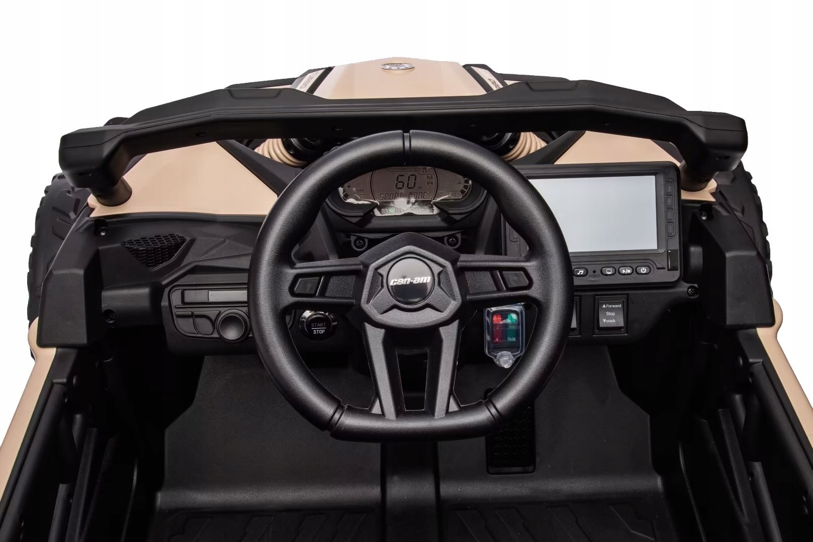 - c73d55804319b98b2ef291be42c9jpg - strefamarki Auto na akumulator pilot skóra EVA 4x4 180W MAVERIK CAN-AN złoty PRAWKO