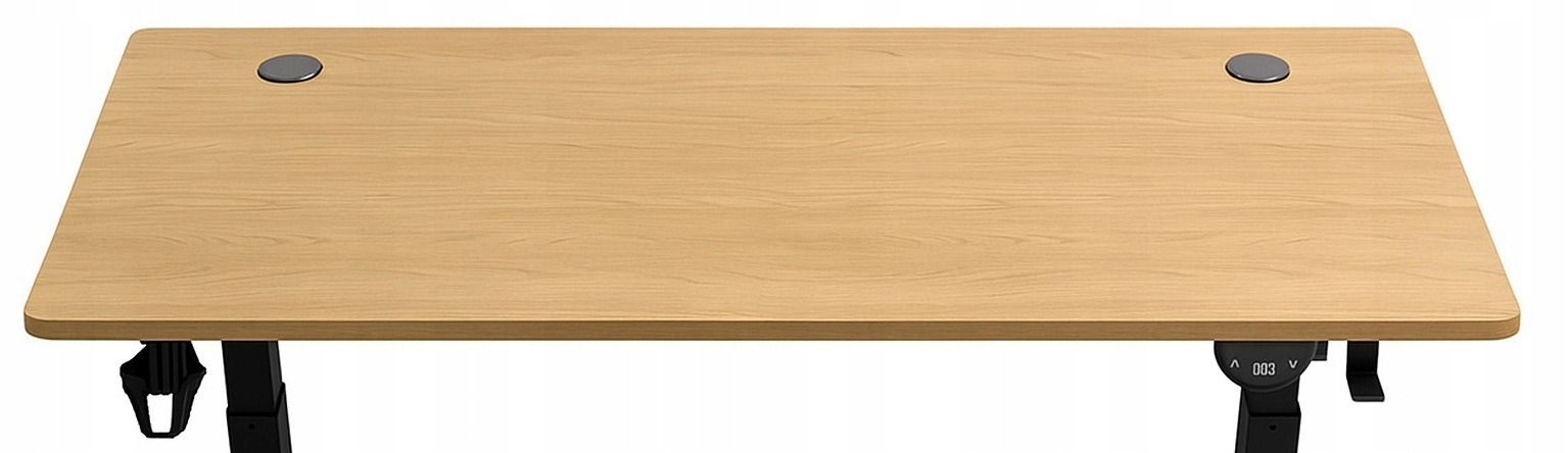 - c905208d49b5841d0ce60f7f5243-2jpg - strefamarki Biurko regulowane 140cm Elektryczne regulacja wysokości 72-118cm olcha LED