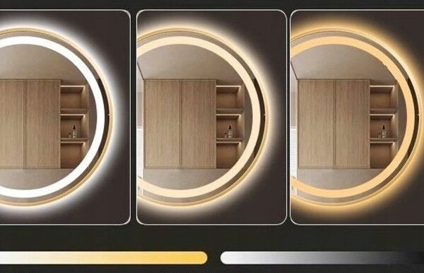 Lustro LED okrągłe fi 80cm